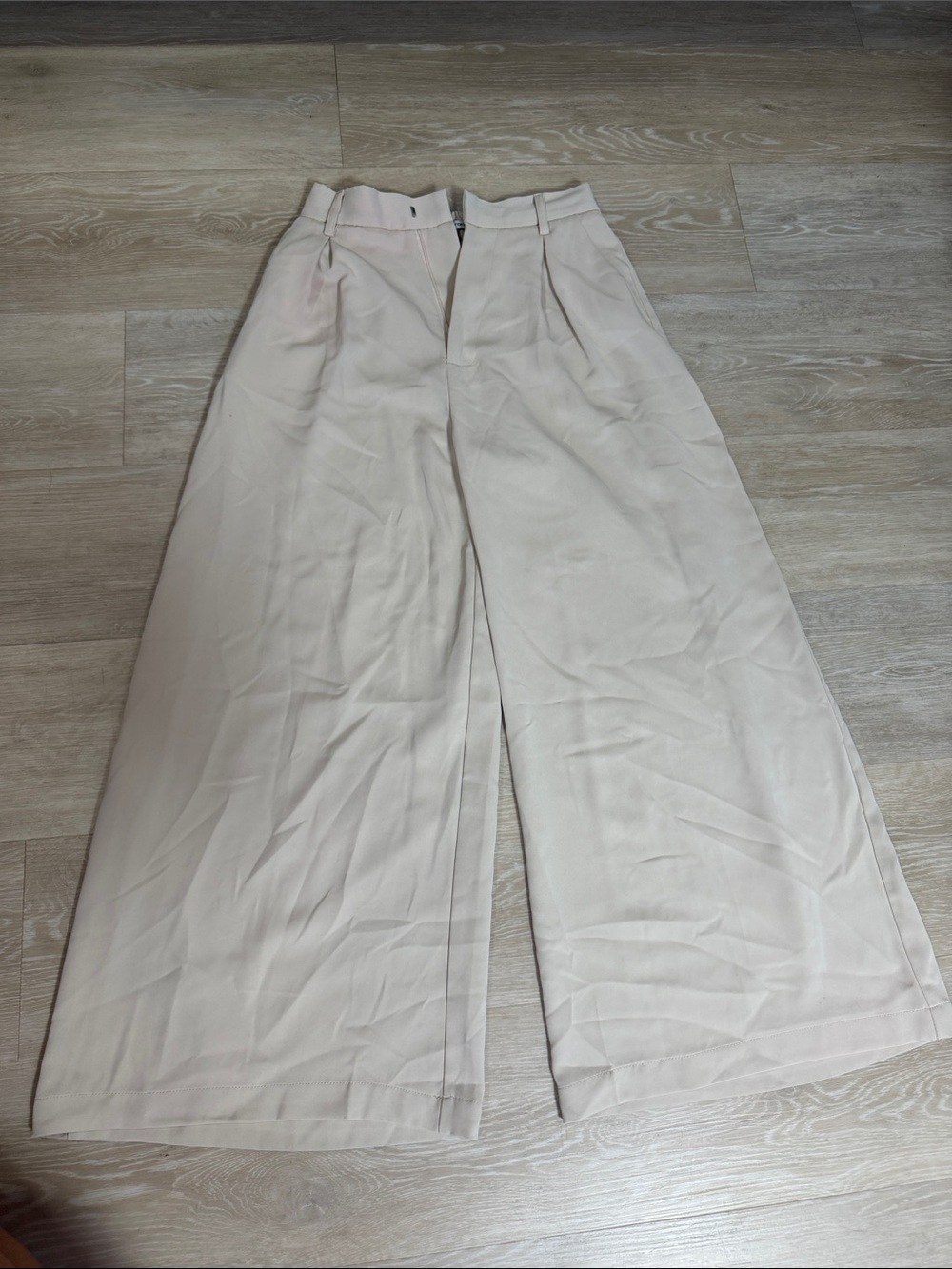 Tronjori Cream Trouser Pants